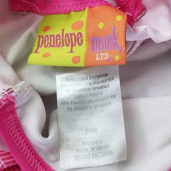 Penelope Mack Onepiece Bathing Suit Flower 18m - Picture 4 of 4